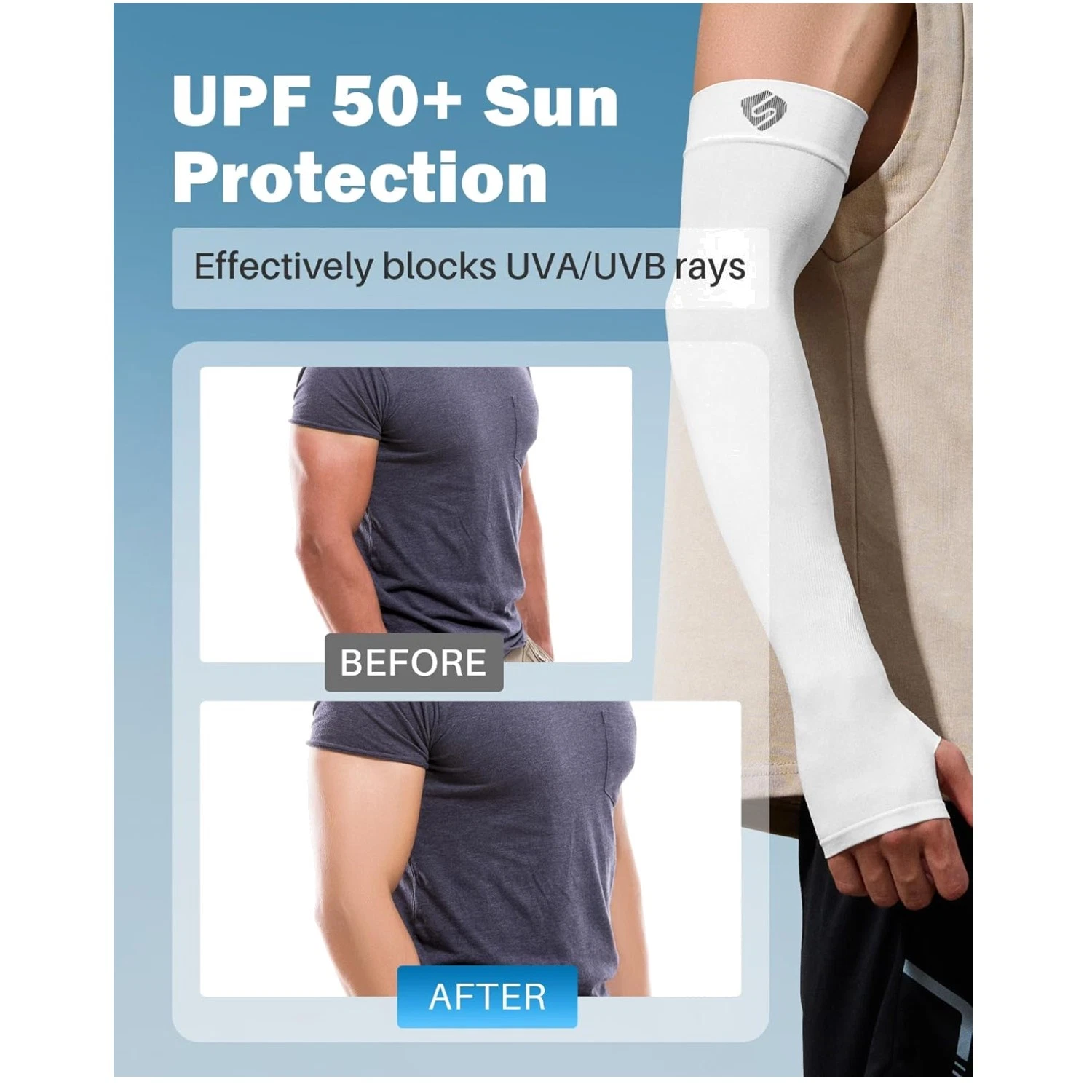 Compression Arm Warmers - UV Protection Tattoo Cover Up
