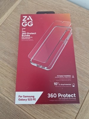 Original ZAGG 360 Protect Bundle Samsung Galaxy S23 Fe Hülle und Displayschutz