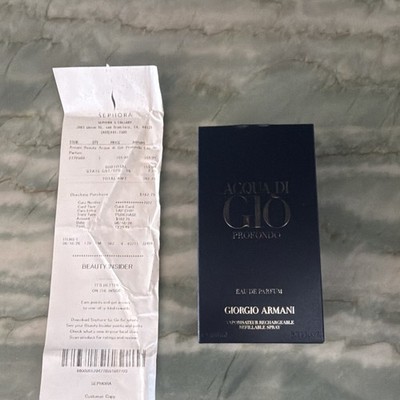 Giorgio Armani Acqua di Giò Profondo Eau de Parfum Refillable Spray 3.3 oz