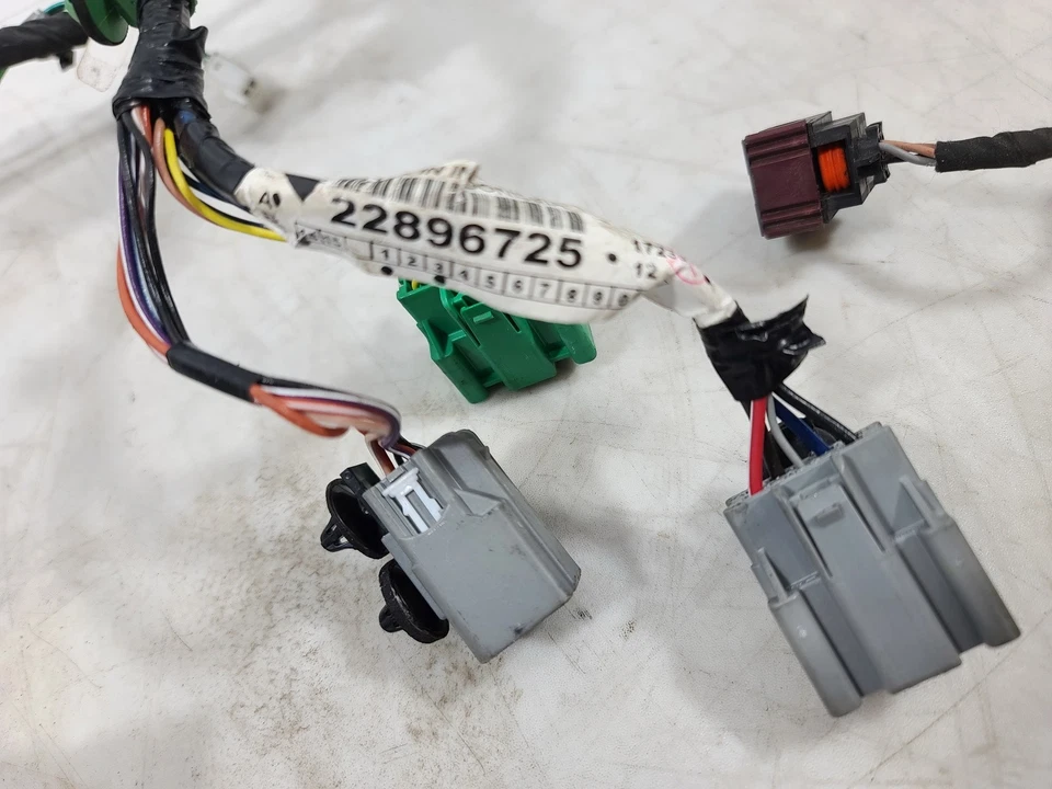 13-17 GMC ACADIA LIMITED FRONT RIGHT RH PASS SIDE DOOR WIRE WIRING HARNESS OEM - Image 4 of 4