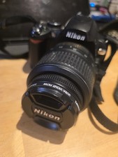 Nikon D60 Digital SLR Camera +Nikon DX AF-S 18-55mm Lens+Charger +Lowepro Bag