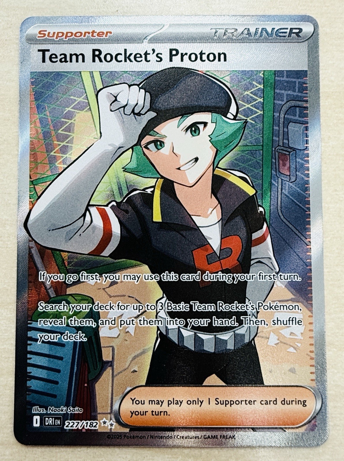 Team Rocket's Proton 227/182 - S&V Destined Rivals Ultra Rare Pokemon TCG [NM]