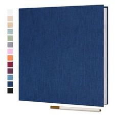 Vienrose Large Photo Album Self Adhesive for 4x6 5x7 11"x10.6"40 Pages, Blue