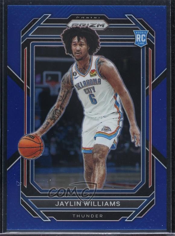 2022-23 Panini Prizm Blue Prizm 176/199 Jaylin Williams #247 dd2