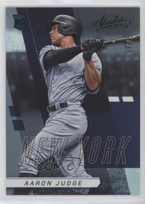 2017 Panini Chronicles Absolute Rookies Spectrum Green 4/25 Aaron Judge RC uk2