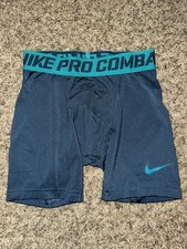 RARE Nike Big Kids Boy s Pro Combat Core Compression Shorts Sample MADE IN USA
