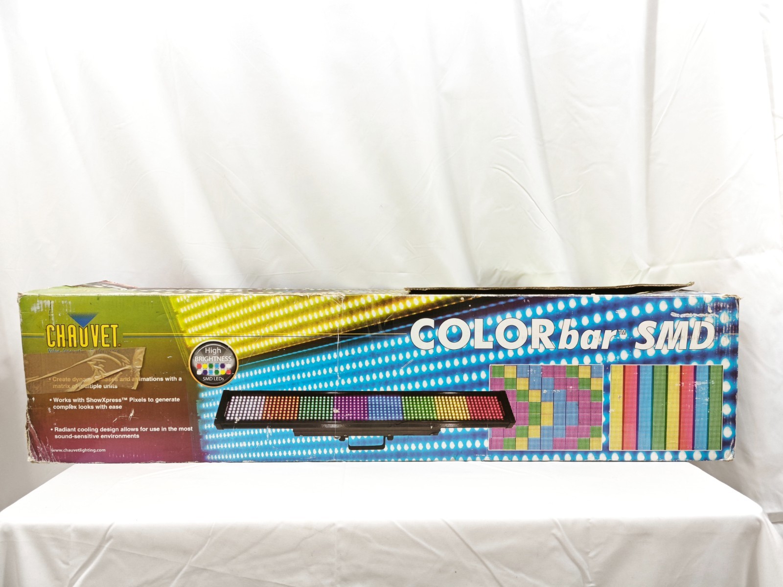 Barre LED Pixels RVB Chauvet COLORbar SMD à contrôle pixel par pixel DMX