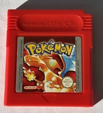 Pokemon Red Nintendo Gameboy Cart VGC Genuine Working Save Game Boy PAL