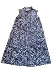 Liberty Flower Print Sleeveless Dress Women's Summer Casual Fashion