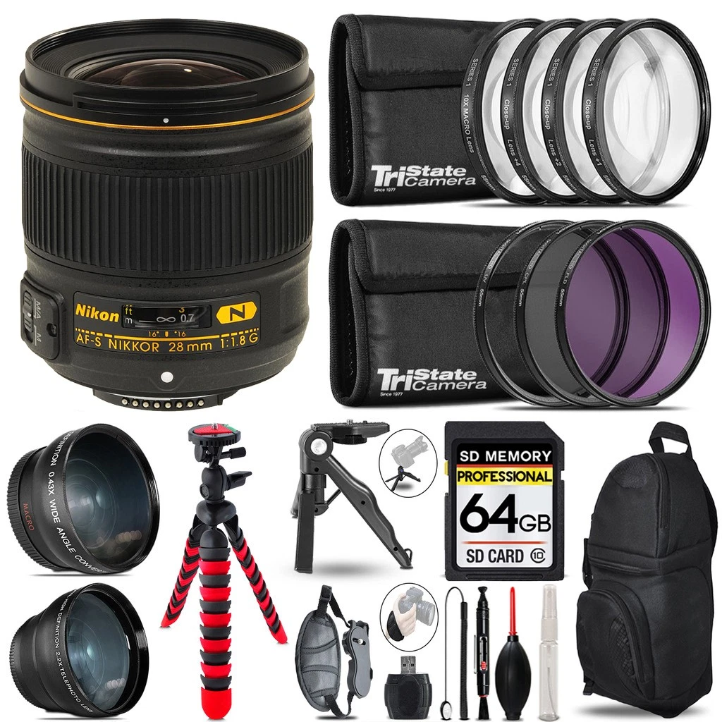Nikon f/1.8 Camera Lenses 28mm Focal for sale | eBay