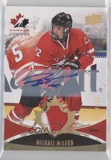 2016 Team Canada Juniors Jerseys Gold Spectrum Michael McLeod Patch Auto 0ka5
