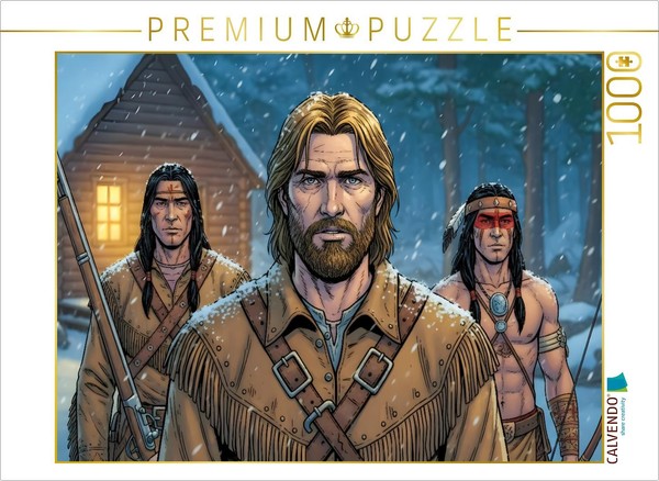 Calvendo Puzzle Homecoming Through The Snow | 1000 Pieces, Finished Size 25.2 ×-image
