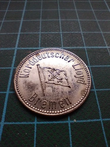 BEER BRAND: 1/2 Litre Beer. Shipping Shipping Company North German Lloyd Bremen Hapag