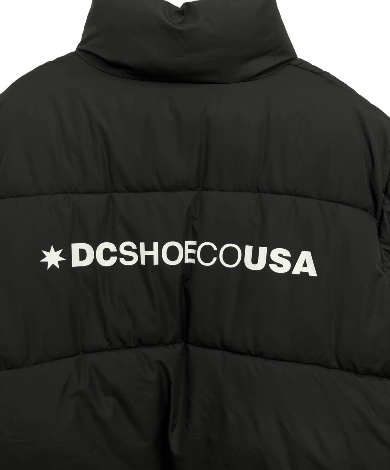 DC Shoe Co. USA Quilted Insulated Jacket Men's Size XL Black Excellent - product detail image 9
