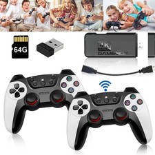 Wireless Retro Game Console 30,000 Games Classic Emulator Dual 2.4G Controllers