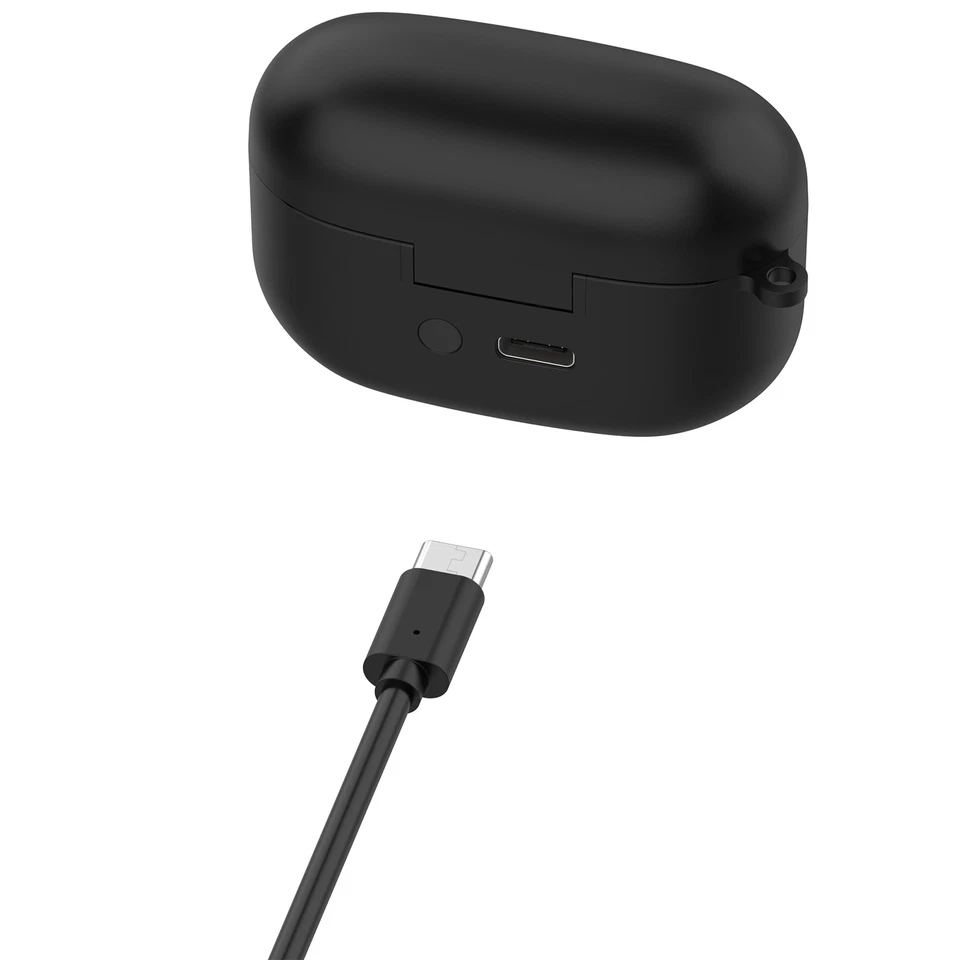 Charging Case Box USB Cable For Sony LinkBuds S Earbuds Earphones Charger Black - Image 3 of 4