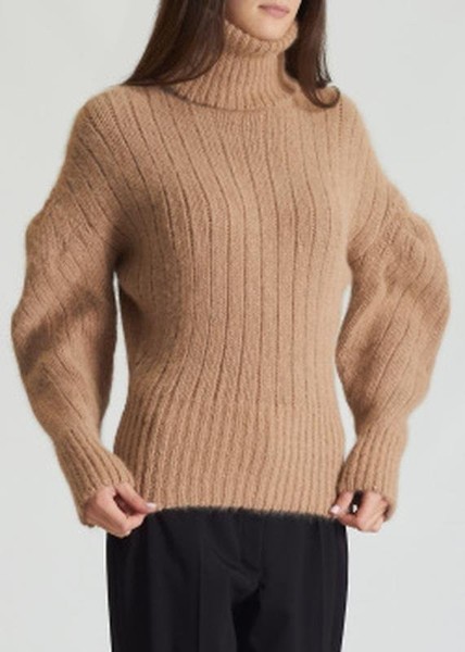 Damen Alexandre Vauthier Pullover Beige Angora 36 /