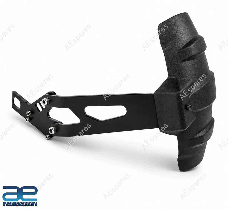 Rear Tire Hugger Mudflap Splash Guard Black Compatible With Triumph Speed 400 view 3