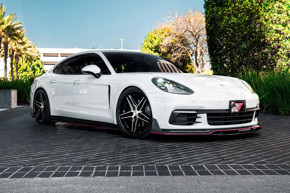 Ferrada CM1 Wheels 19x8.5 (42, 5x112, 66.56) Black Rims Set of 4 Foto 4 de 4