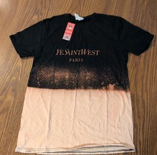 Kanye West Boohoo Ye Saint West Paris T-shirt **BRAND NEW WITH TAGS *** Large