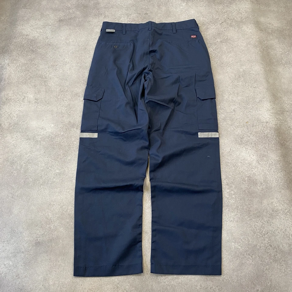 Pantalon cargo à capuche rouge pour hommes 34", pantalon de travail à jambes ... - Photo 2/4