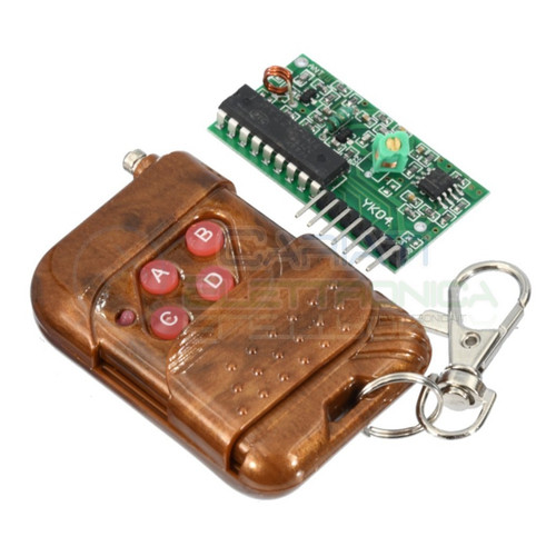 4 CANALI 315Mhz TELECOMANDO Raspberry PI Arduino Ricevitore Trasmettitore - Bild 1 von 1