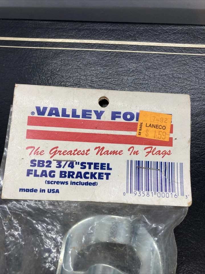 SB2VALLEY FORGE 3/4 «штампованный стальной флагшток кронштейн с винтами - Изображение 3 из 4