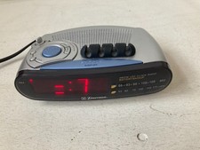 Emerson Gray Digital Alarm Clock AM/FM Radio - Model CK5029 -TESTED