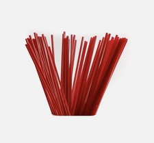  6000 Pack Red Plastic Coffee Stirrers Straws Cocktail Sip Stir Sticks 5 inch 