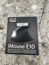 Adesso iMouse E10 Wireless Vertical Ergonomic Mouse -USB RF Right Hand BRAND NEW