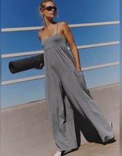 FP Movement Hot Shot Strappy Jumpsuit in Storm XS NWT