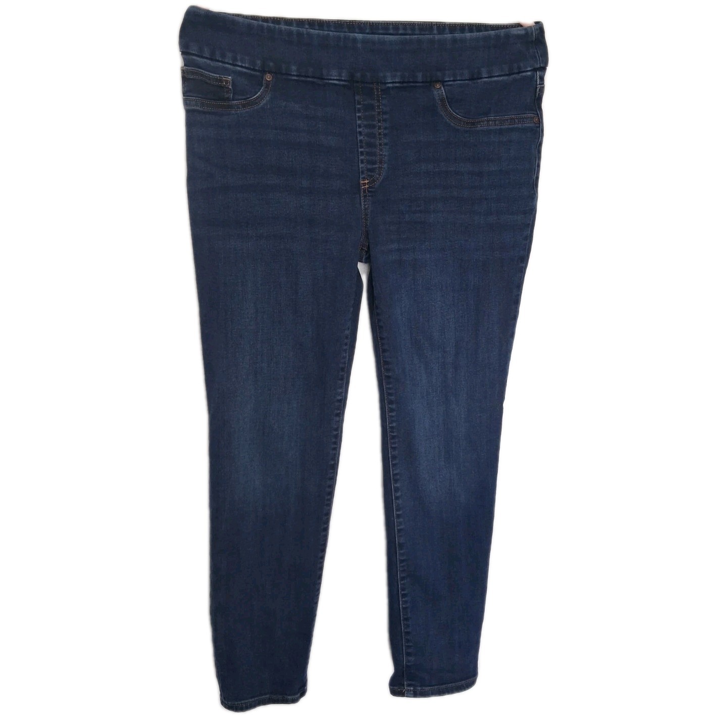 Chico’s Pull On Jegging Jeans Womens Size 1P US 8P Denim Elastic Waist Stretch
