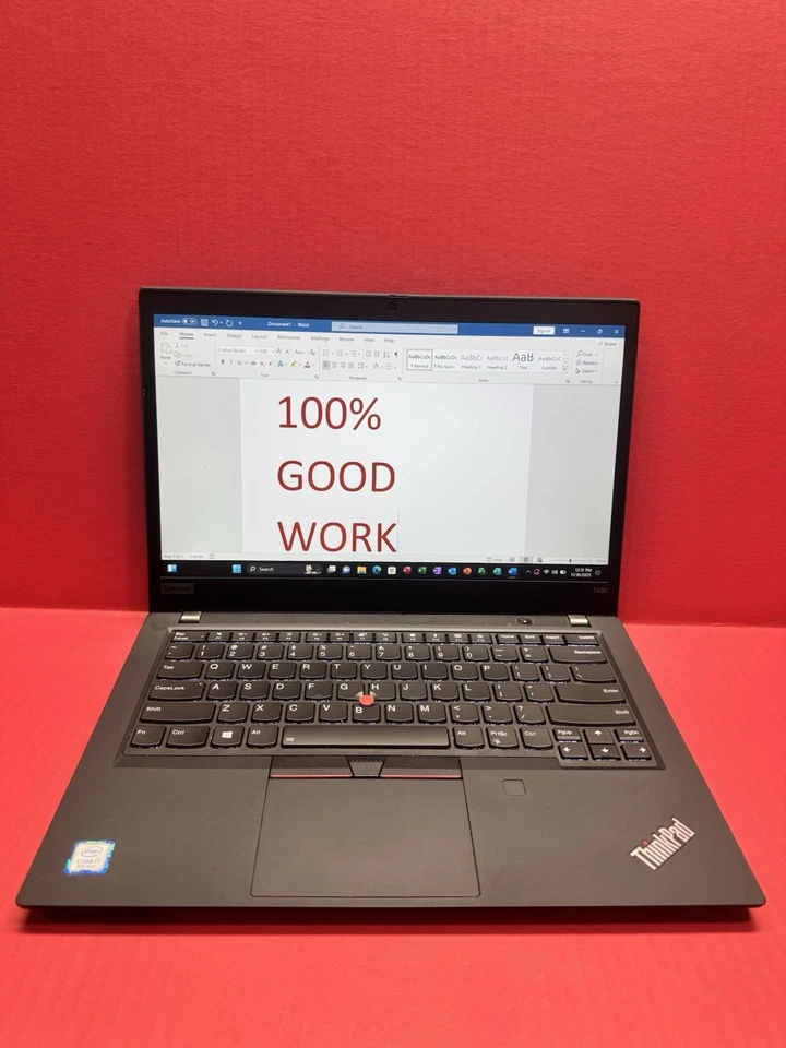 Lenovo ThinkPad T490 14'' (256GB SSD Intel Core 8th i7-8565U 1.8GHz 16GB RAM) Foto 3 de 4