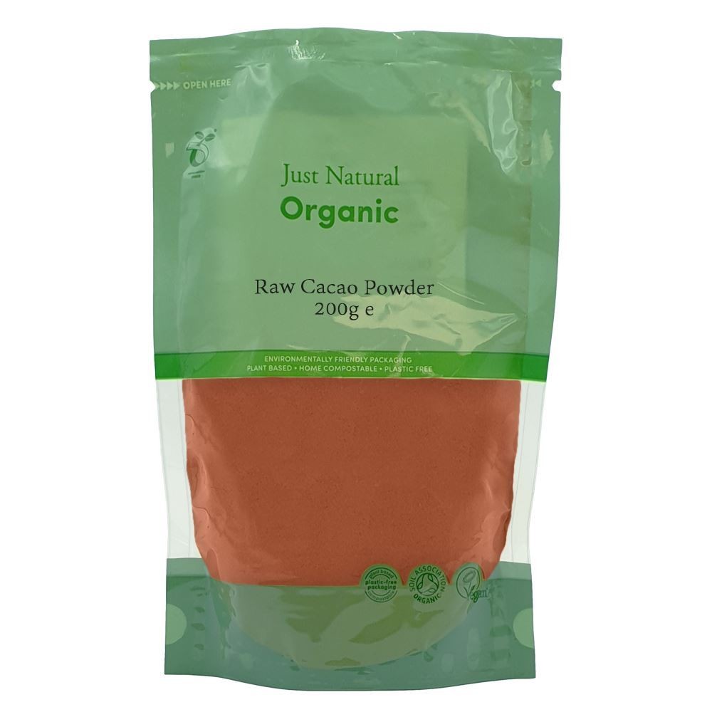 Just Natural Organic Organic Cacao Powder Raw 200g - 2 Pack