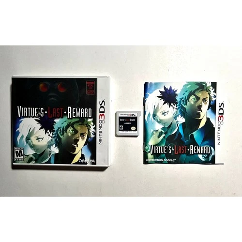 Zero Escape: Virtue's Last Reward (3DS)Works Authentic CIB🔥Nice!