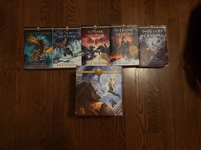 Heroes of Olympus Full 5 book Series Rick Riordan, Paperback, Used