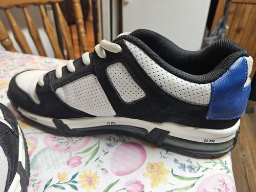 DC Shoes Command FX Größe 11,5 schwarz/weiß/blau Skate Skateboard Schuhe - Bild 7 von 9