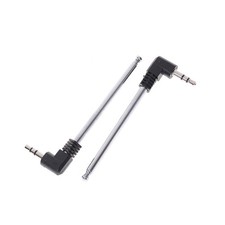 2PCS 3.5mm Connector FM Radio Telescopic Antenna for Mobile Phone Radio Speaker