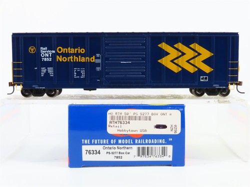 Coche de caja de una sola puerta escala HO Athearn 76334 ONT Ontario Northern 50' #7852 | Condition: Used