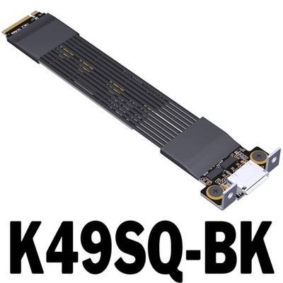 ADT-Link M.2 to OcuLink SFF-8612 Adapter, PCIe 5.0 x4 for External GPU (eGPU)