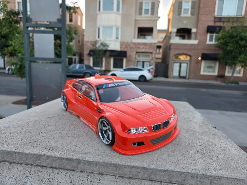 200mm 1/10 Custom Paint BMW M3 GTR 4Tec-2 drift DC10 HPI YD2 MST TT02 Body Only - Image 2 of 4