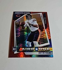 2021 Panini Rookies & Stars Airborne Red Wave Rookie Justin Fields #AB-19 NM