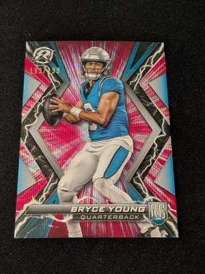 2023 Topps Composite Bryce Young Resurgence Ruby Surge Rookie RC #/199 Panthers
