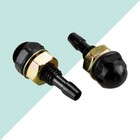 One Pair Replacement Front Windshield Washer Nozzles (Black)