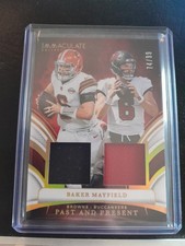 BAKER MAYFIELD 2025 PANINI IMMACULATE COLLECTION PAST AND PRESENT PATCH 74/99