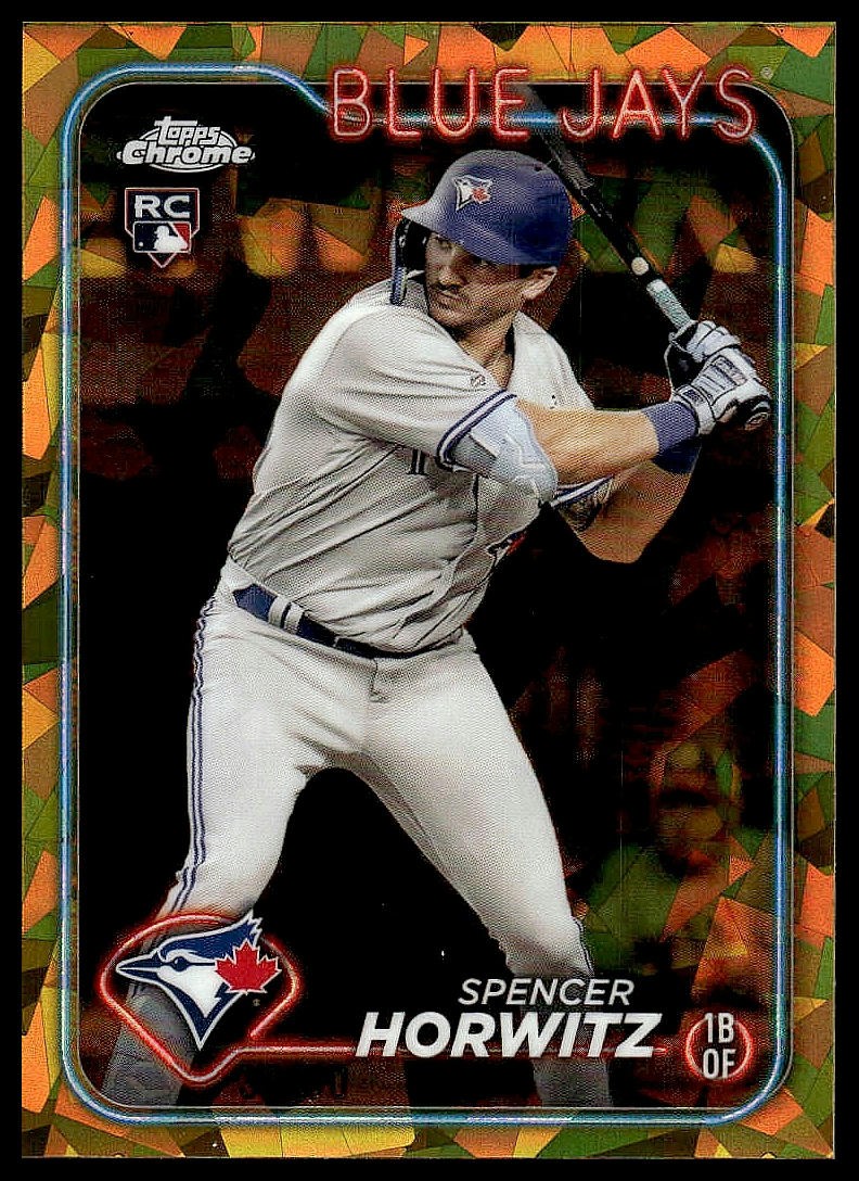 2024 Topps Chrome Sapphire Edition #172 Spencer Horwitz Gold #/50