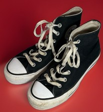 Converse Chuck Taylor All Star Hi-top Black Sneaker Skateboard Shoe 6.5 Woman