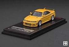 1/64 Scale Nismo R33 GT-R 400R Yellow Diecast Miniature Car Highly Detailed
