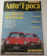 Auto d'epoca 10 1995 - Alfa Romeo Giulietta Sprint Speciale - Fiat 1300 1500