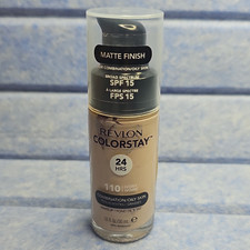 Revlon ColorStay 24H Liquid Foundation Matte SPF 15 110 Ivory, 1.0 fl oz
